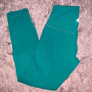 Maldives green lululemon align legging 25”